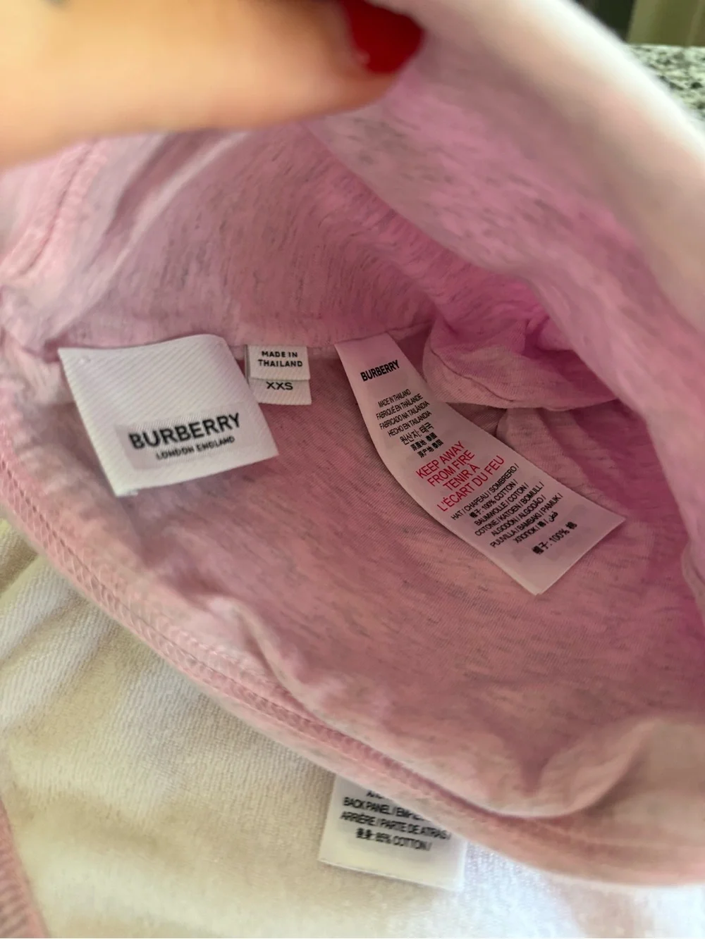 Burberry pink baby